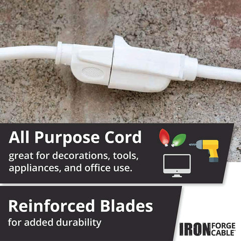 IRON FORGE CABLE UL-certified extension cord provides dependable performance