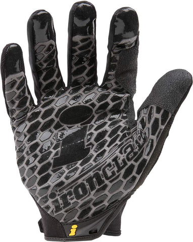 Ironclad BHG-03-M black glove knuckle protection for impact defense.