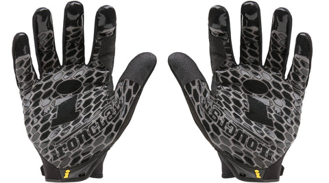 Ironclad BHG-03-M black glove on a job site for durable performance.