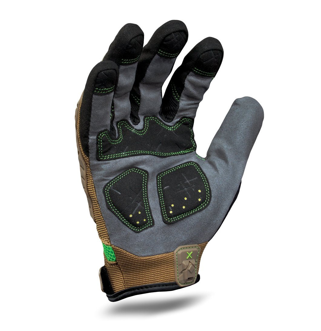 Ironclad EXO Motor Glove palm memory foam padding reduces impact
