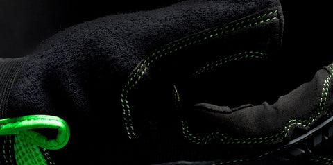 Ironclad gloves have a sweat wipe on the thumb for focused work