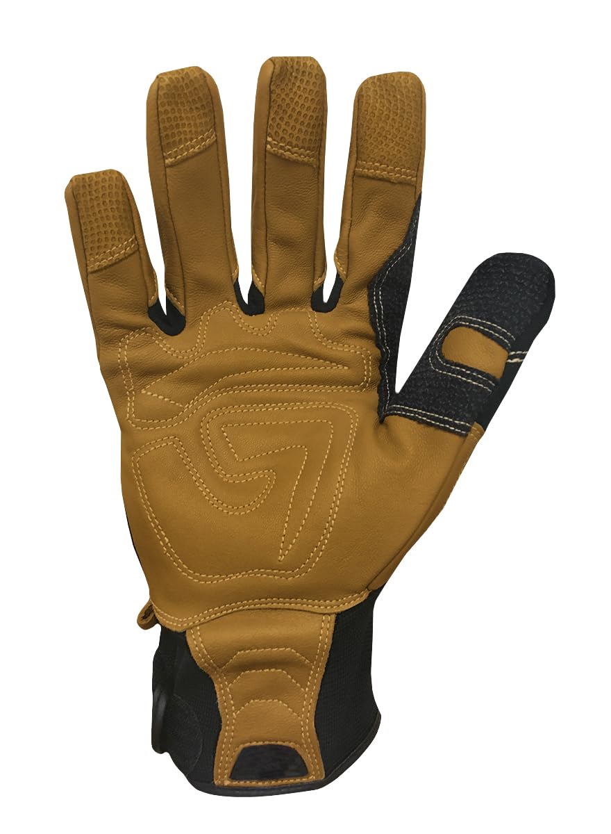 Ironclad RWG2 back panel blends leather, nylon and spandex for flexibility