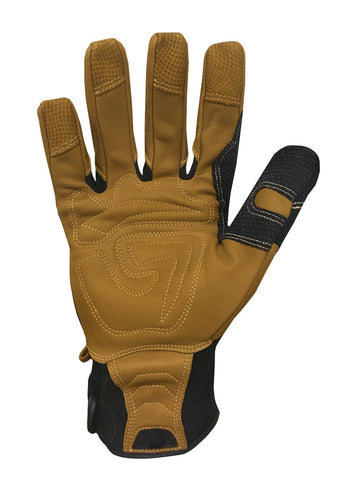Ironclad RWG2 back panel blends leather, nylon and spandex for flexibility