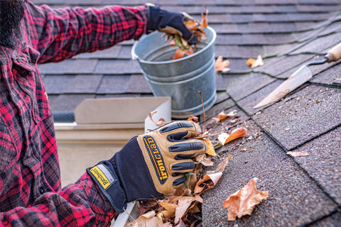 RWG2 rolltop seamless fingertips maximize dexterity on detailed work