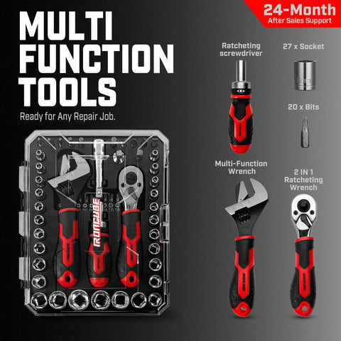 ironcube 20-in-1 ratcheting screwdriver bits for versatile fasteners