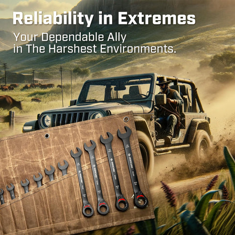 Ironcube chrome vanadium steel set meets ASME standards for durability.