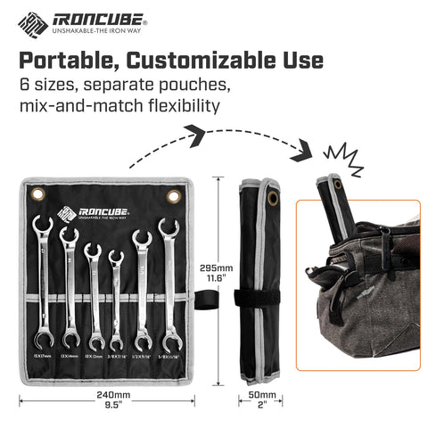Ironcube one-piece steel construction delivers lasting durability for tough jobs.