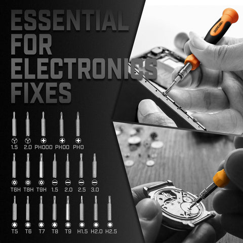 IRONCUBE precision bits including Security Torx for intricate maintenance tasks.