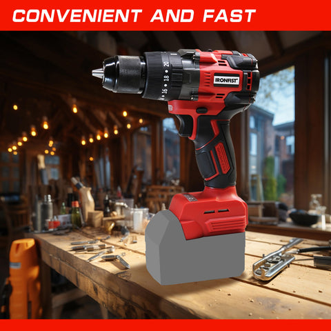 IRONFIST tool-only model emphasizes no battery included for flexible kit options