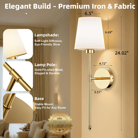 Warm to cool white with IRONPAX 3000K-6500K adjustable lighting.