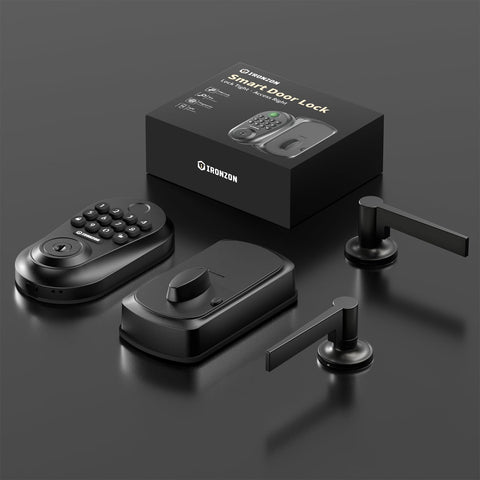 IRONZON fingerprint unlock interface highlighting quick, secure biometric access.