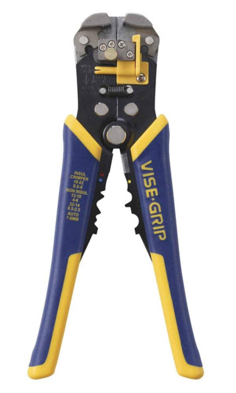 IRWIN VISE-GRIP wire stripper with a 2-inch jaw for clean strips on 10-24 AWG cables
