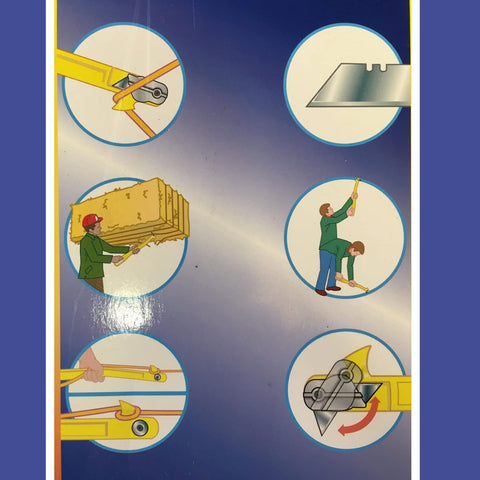 IRWPITW Replaceable blades extend tool life during busy days.