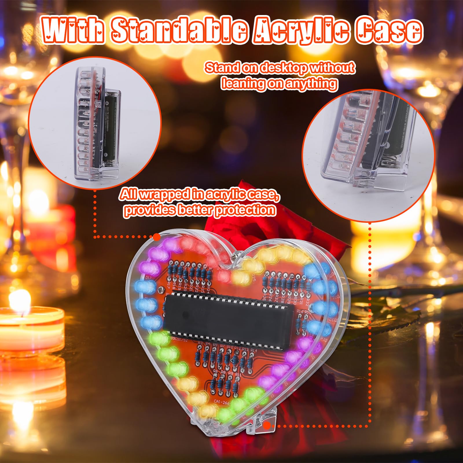 IS ICSTATION Heart Light beginner-friendly soldering guide for learning
