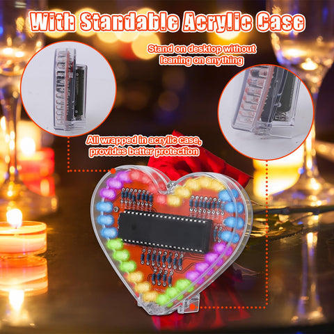 IS ICSTATION Heart Light beginner-friendly soldering guide for learning