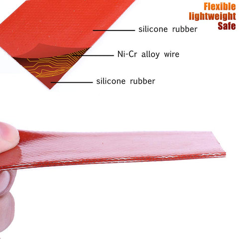 IS Icstation silicone heater mat 80x100mm offers compact footprint for tight spaces