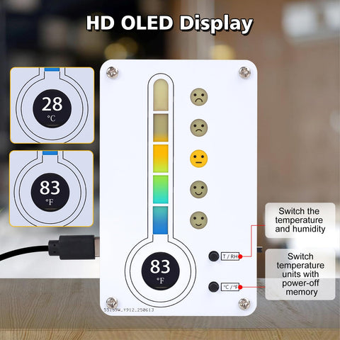 IS Soldering Project Celsius Fahrenheit toggle supports global use in classrooms