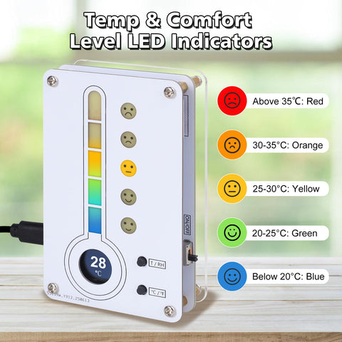 IS Soldering Project comfort expressions reflect ambient temperature for intuitive feedback