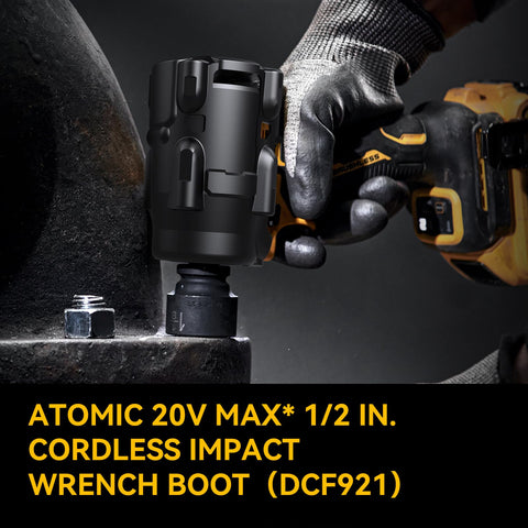 ISDOHS boot with flexible silicone installs quickly on the tool.