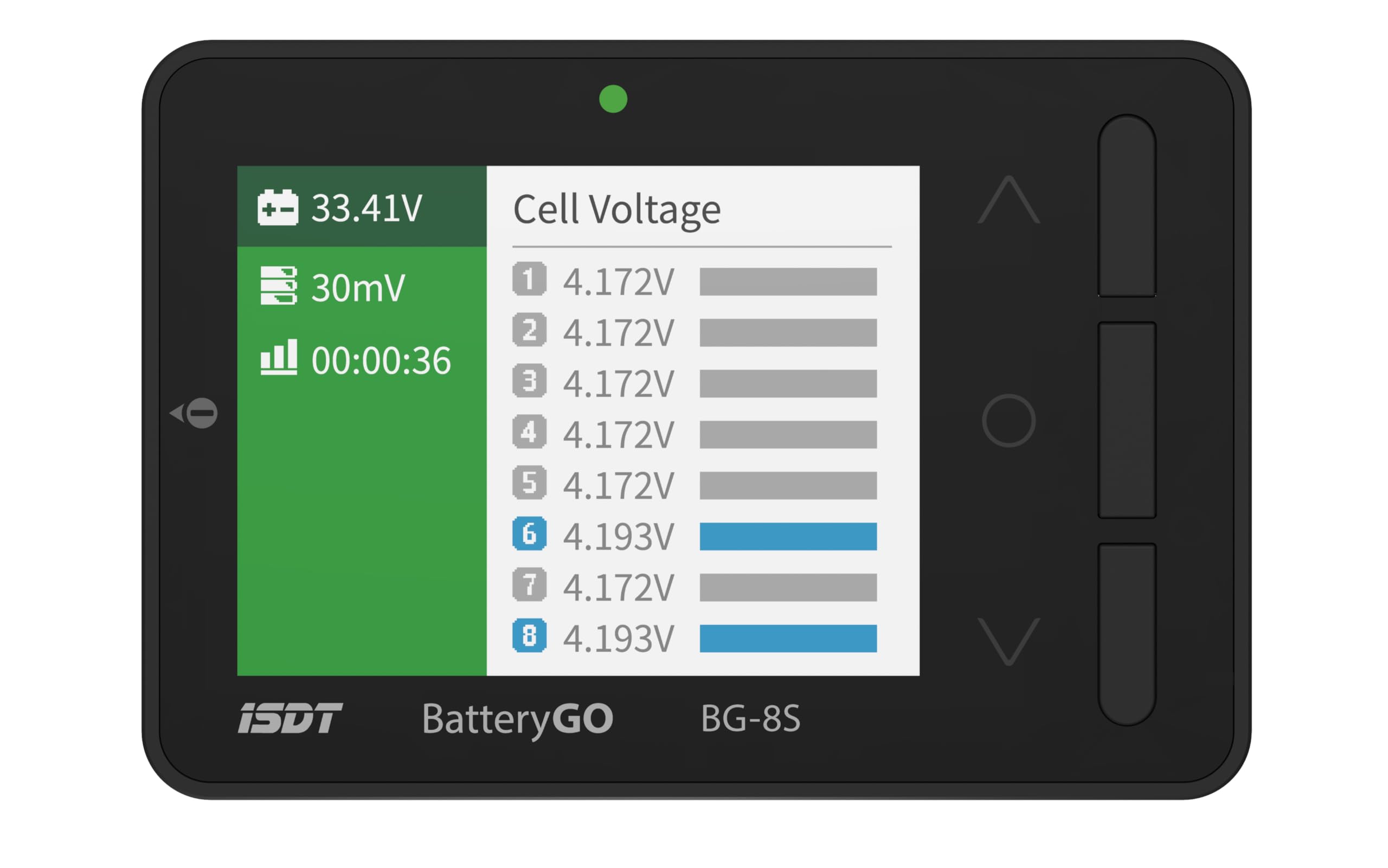 ISDT ICC2010 front view battery checker for quick insights