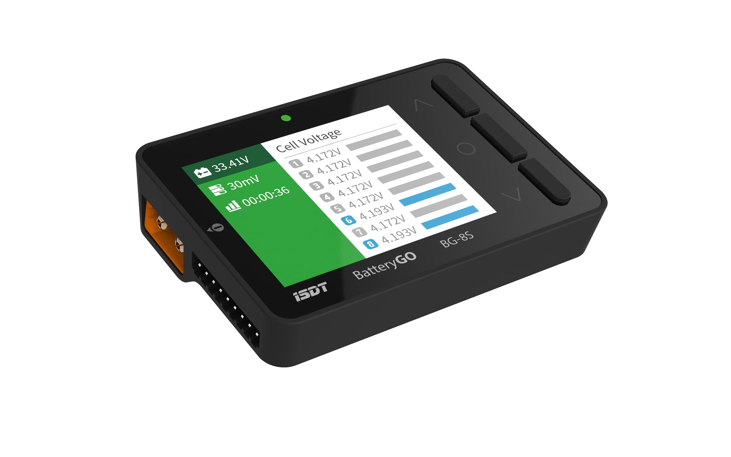 ISDT ICC2010 BattGO readout with XT60i connected