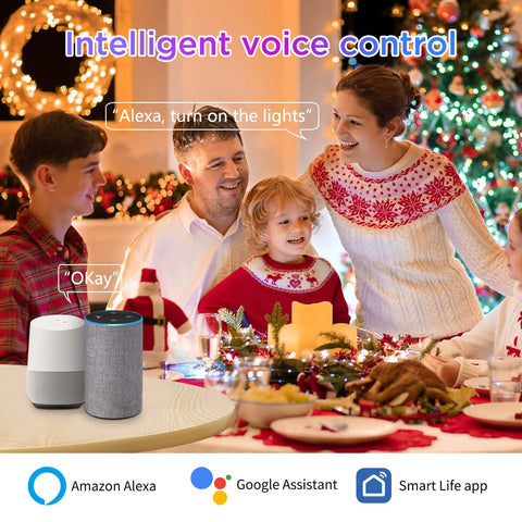 I-SHUNFA Brightness adjustment from dim to bright via app or voice