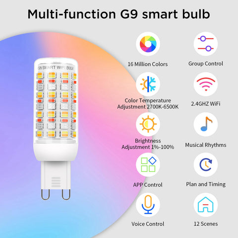 I-SHUNFA Smart Life app interface showing group control of multiple bulbs