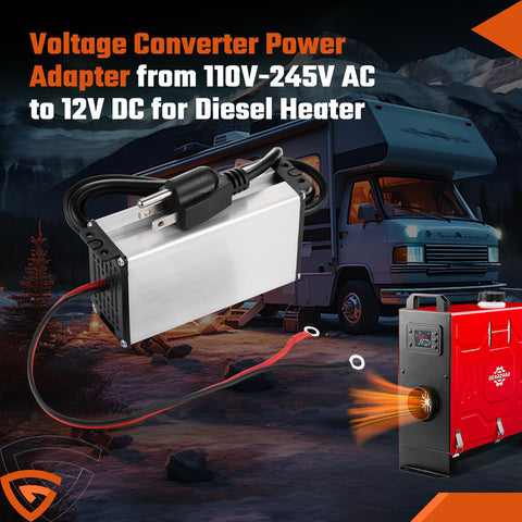 ISINFLASH diesel heater charger for home and garage setups.