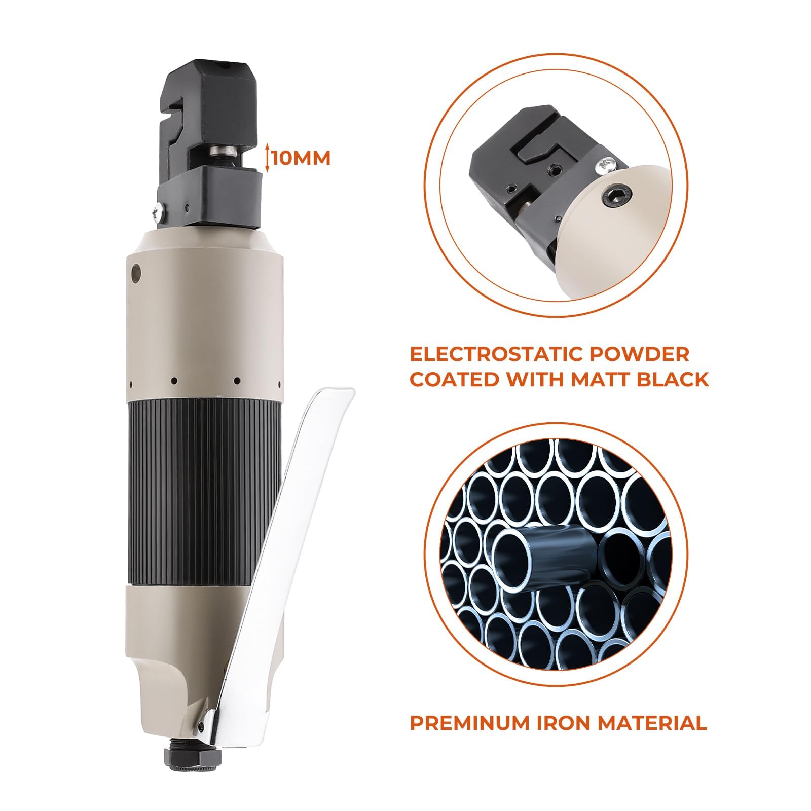 ISINFLASH dust proof net design helps keep debris out during heavy use.