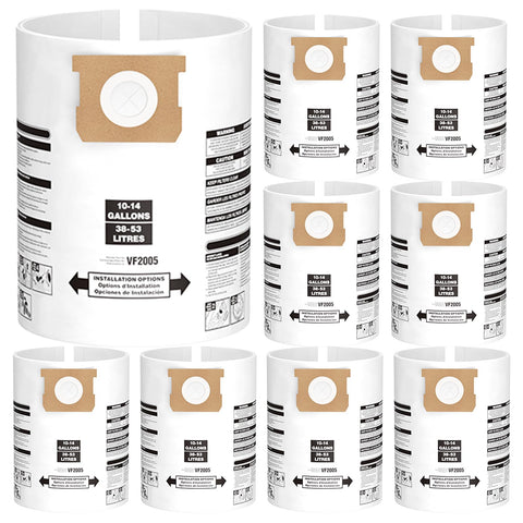 isinlive 8-pack packaging for 10-14 gallon vacuums, ready for quick swaps