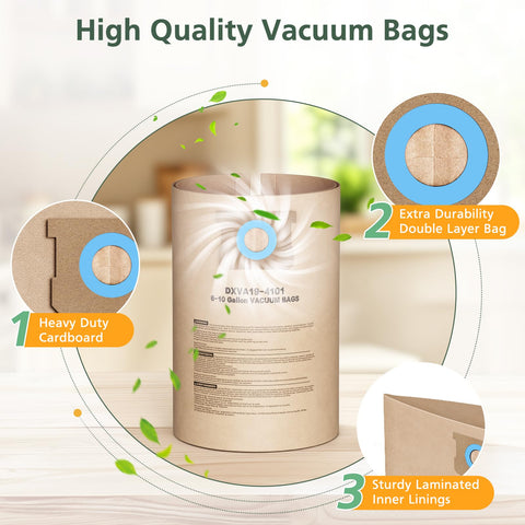 Isinlive DXVA19-4101 packaging includes 12 bags for longer cleaning sessions