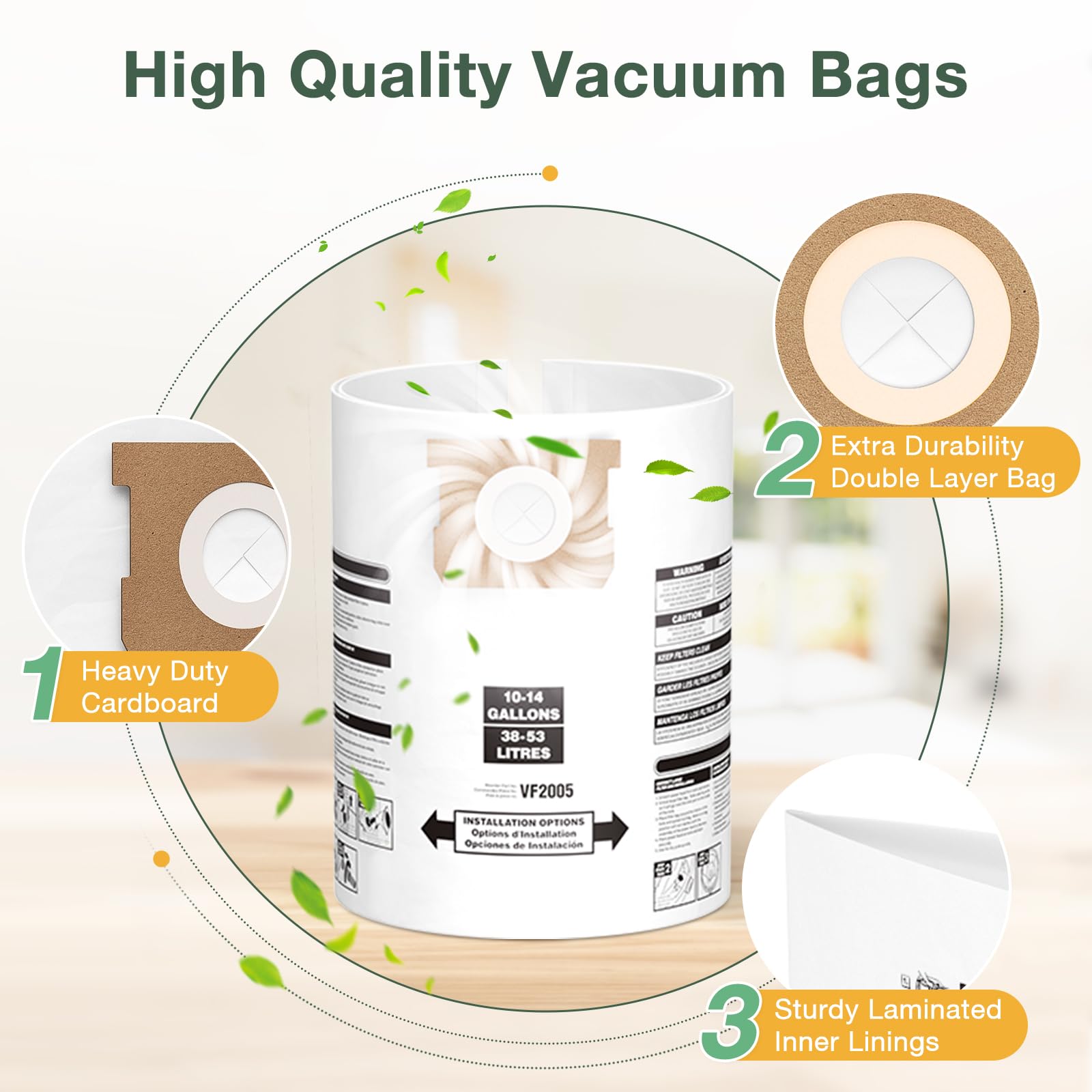 Easy tool-free installation demonstrated for isinlive vacuum bags