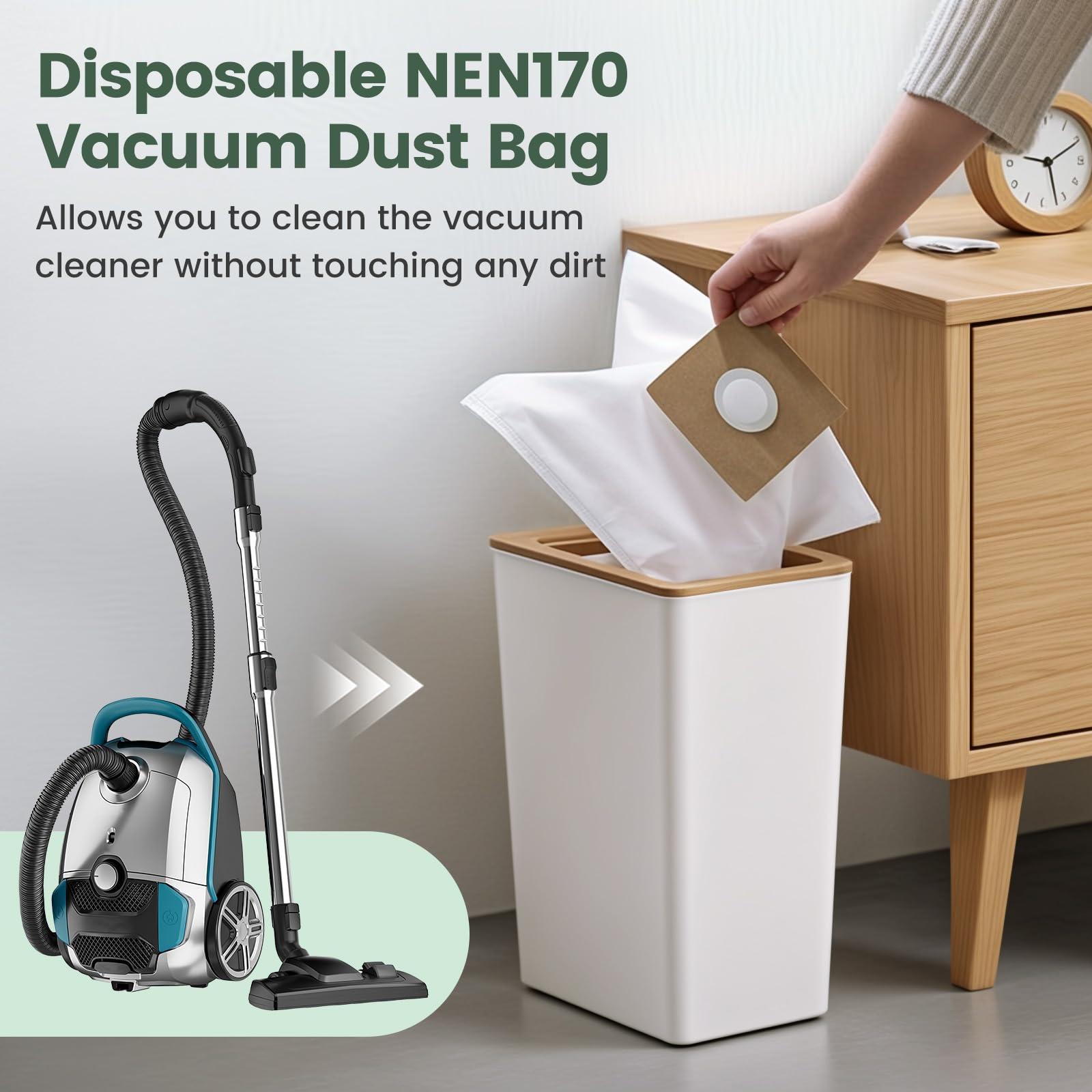 ISINLIVE 20-pack ensures cost-effective vacuum maintenance for busy homes.