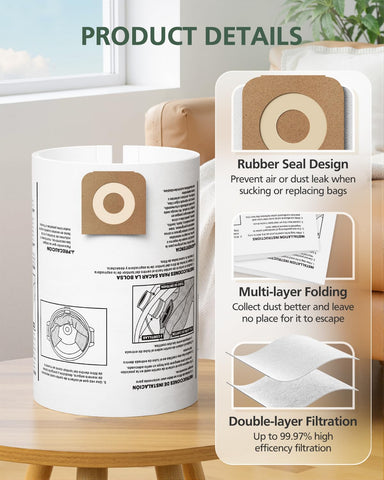 Isinlive outer paper layer protects against drywall dust and debris
