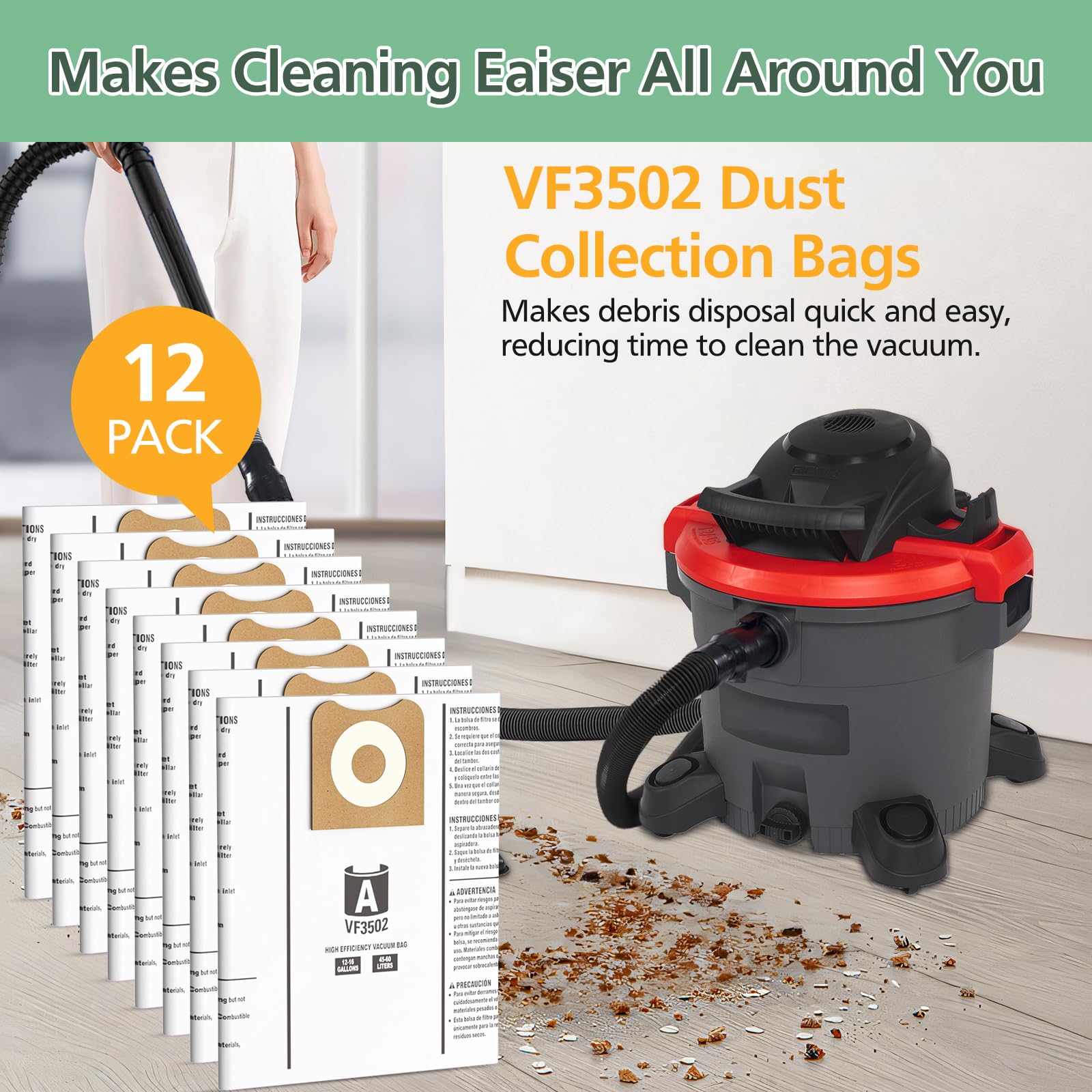 12-pack VF3502 packaging uses FSC-certified paper.