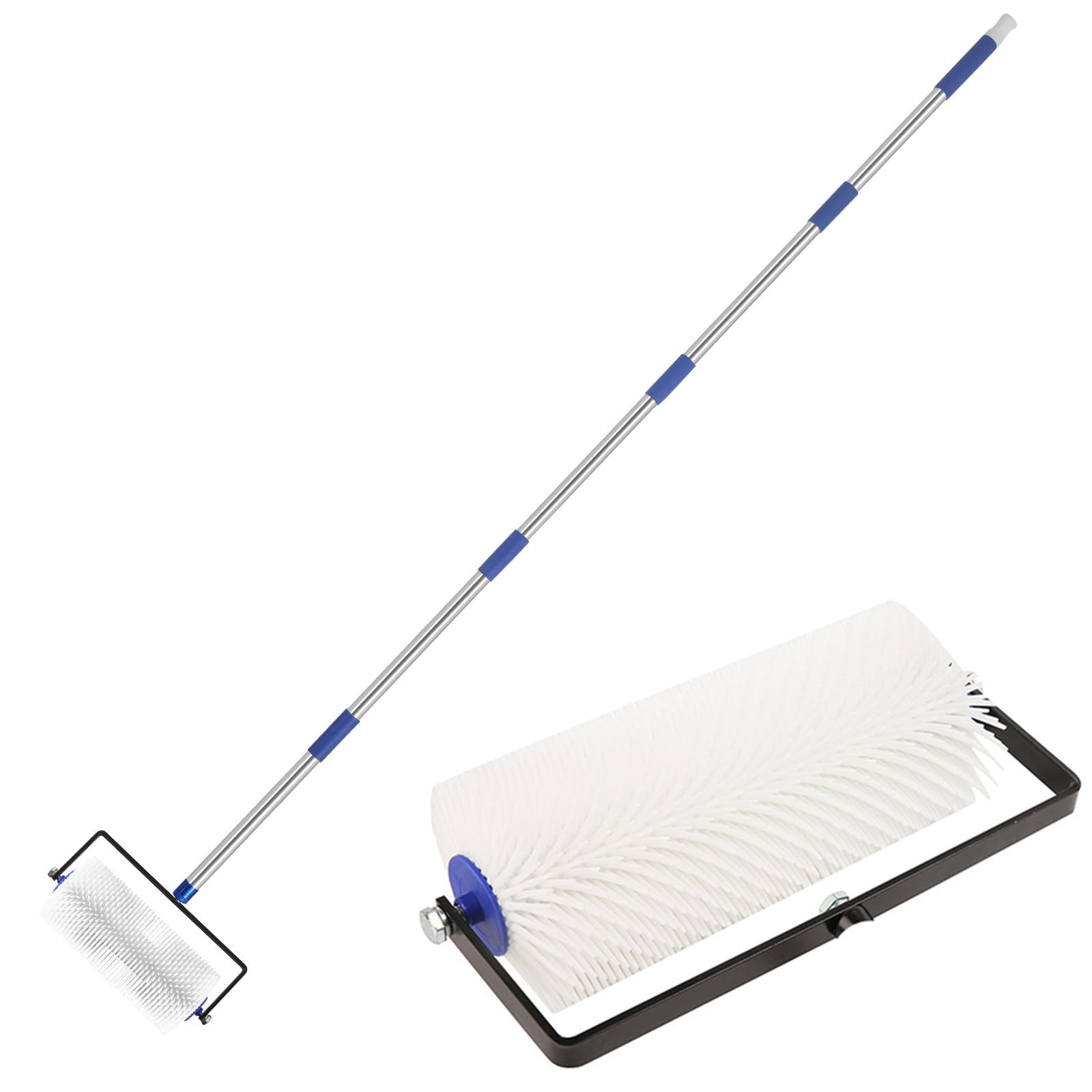 ISIVOVE 9-inch self-leveling spike roller for smooth concrete finishing
