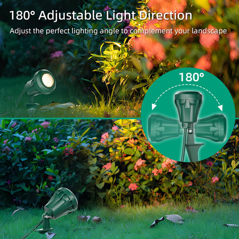 IsleWire 6ft extension cord spotlight extends reach for longer yard lighting.