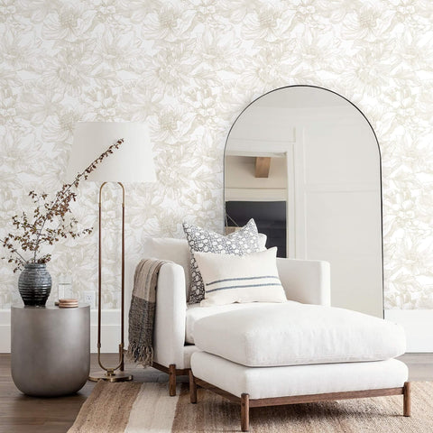 Ismoon floral design idea for cabinet backsplashes