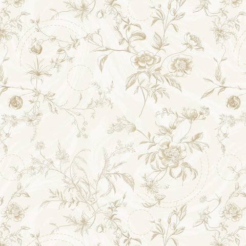Ismoon floral wallpaper beige branch pattern adds soft elegance to walls.