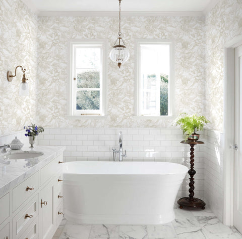 Ismoon removable wallpaper with grid lines for straight cuts