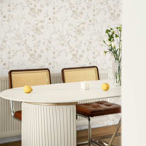 Ismoon floral wallpaper ideal for cabinets and shelves