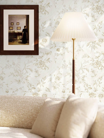 Ismoon wallpaper with self-adhesive grid lines aids precise cuts