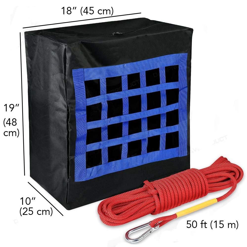 ISOP 50 ft rope included enables rapid, flexible escape options