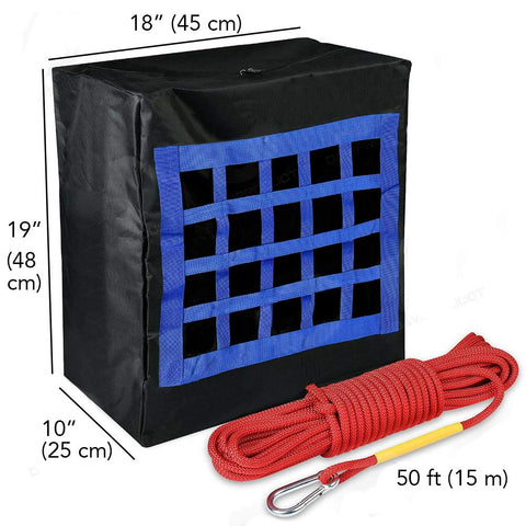 ISOP 50 ft rope included enables rapid, flexible escape options