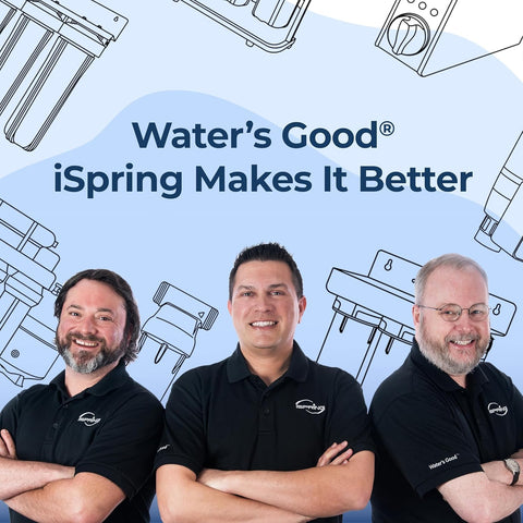 Ispring FC15B improves water flavor by reducing chlorine and odors.
