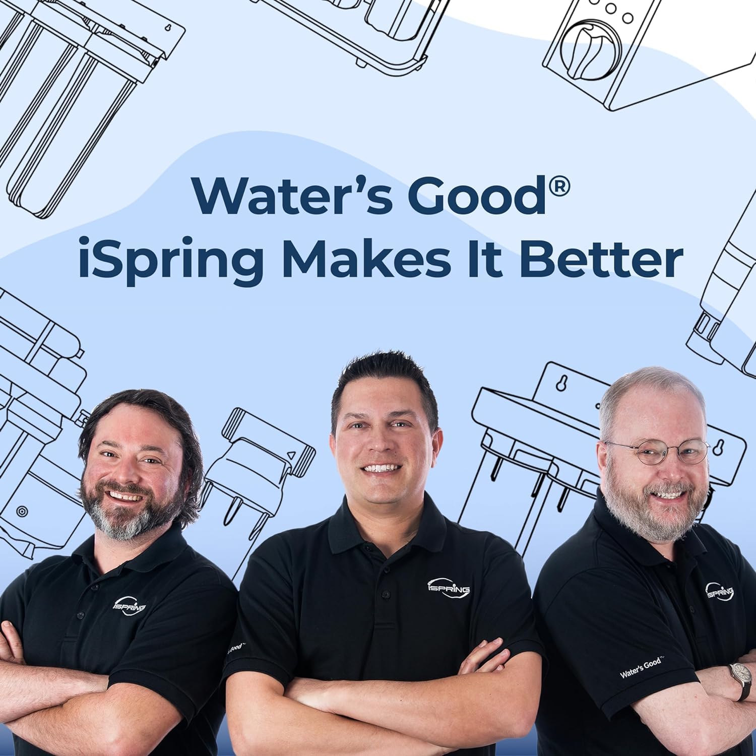 iSpring Greatwell durable materials and high-density filtration for reliable performance