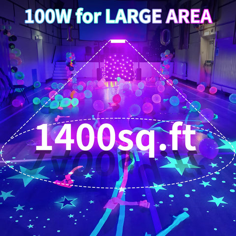 ISUERFY 100W Black Light Bar outdoor installation demonstrates rugged use