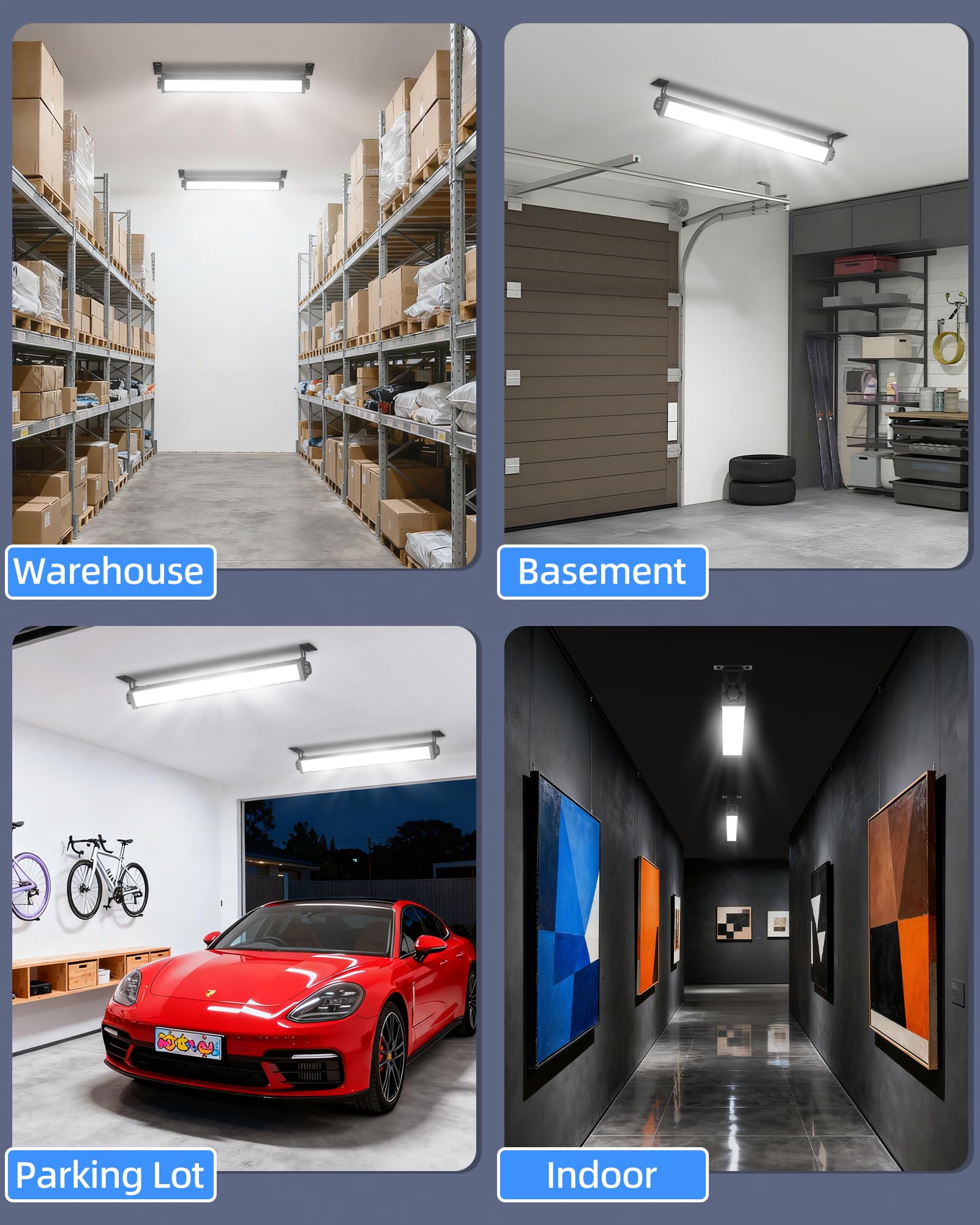 ISUERFY 6000K daylight white LED enhances task visibility indoors.