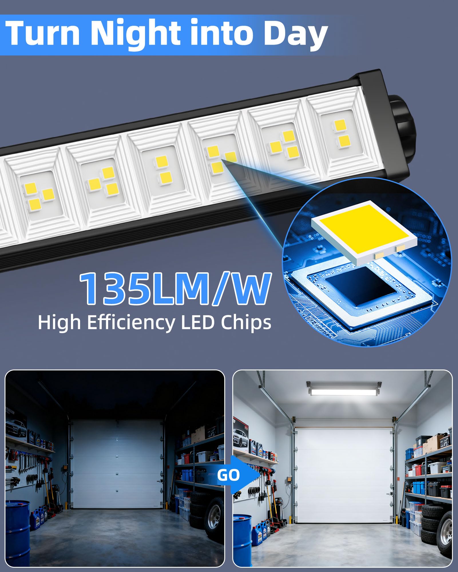 ISUERFY wall-ceiling-floor mount-ready light for versatile setup.