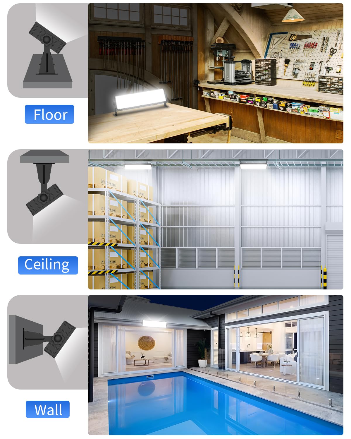 ISUERFY 120-degree beam for wide area coverage